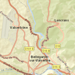 Bellegarde-sur-Valserine Street Map