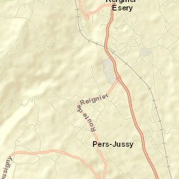 Reignier-Ésery Street Map