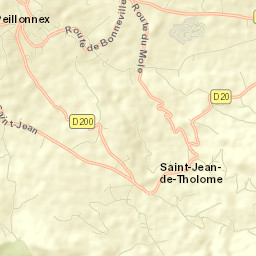 Peillonnex Street Map