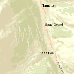 Saas-Fee Street Map