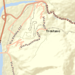 Trontano Street Map
