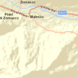 Malesco Street Map