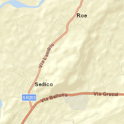 Sedico Street Map