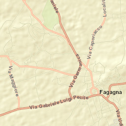 Fagagna Street Map
