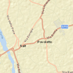 Povoletto Street Map