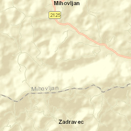 Mihovljan Street Map