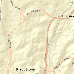Budinščina Street Map