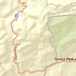 Gornja Rijeka Street Map