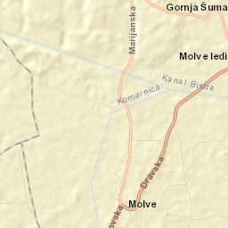 Molve Street Map