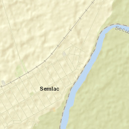 Comuna Semlac Street Map