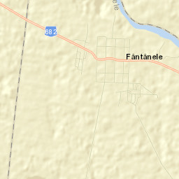 Fântânele Street Map