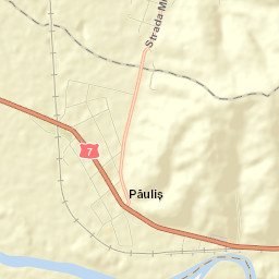 Comuna Păuliş Street Map