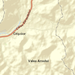 Comuna Crişcior Street Map