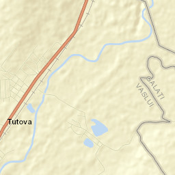 Comuna Tutova Street Map