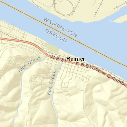 Rainier Street Map