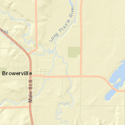 200-298 S Main St Browerville MN Street Map
