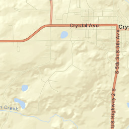 Crystal Falls Street Map