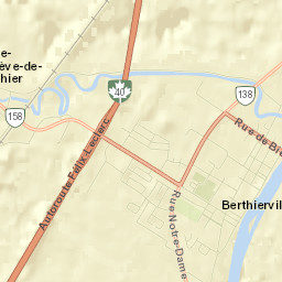 Berthierville Street Map