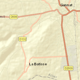 Gannat Street Map