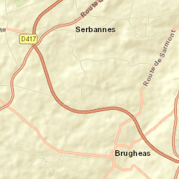 Brugheas Street Map