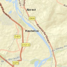 Hauterive Street Map