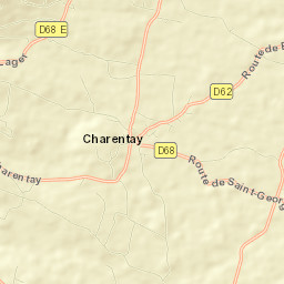 Charentay Street Map