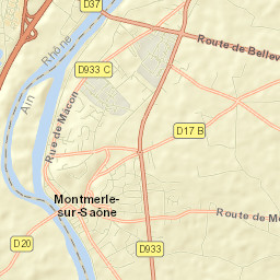 Montmerle-sur-Saône Street Map