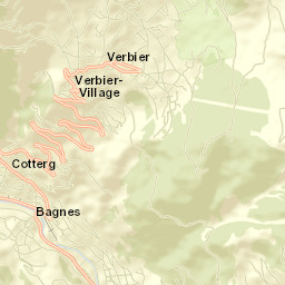 Bagnes Street Map