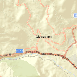 Civezzano Street Map