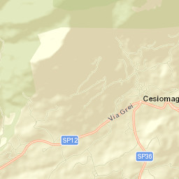 Cesiomaggiore Street Map