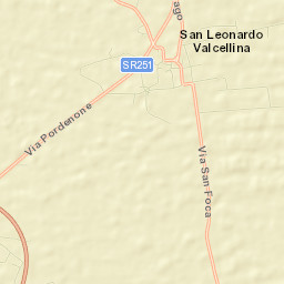 Provincia di Pordenone Street Map