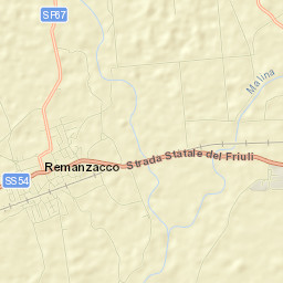 Remanzacco Street Map