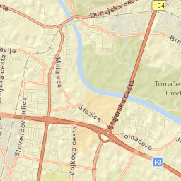 Opčina Ljubljana-Bežigrad Street Map