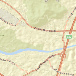 Jarše District Street Map