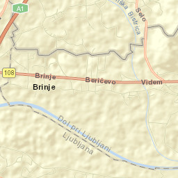 Dol pri Ljubljani Street Map