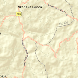 Kozje Street Map