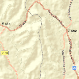 Zlatar Street Map
