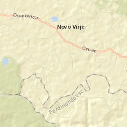 Novo Virje Street Map