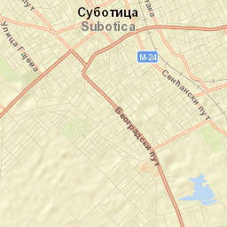 Subotica Street Map