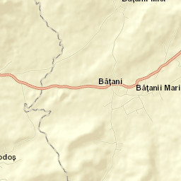 Băţanii Mari Street Map
