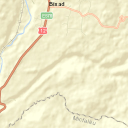 Comuna Bixad Street Map