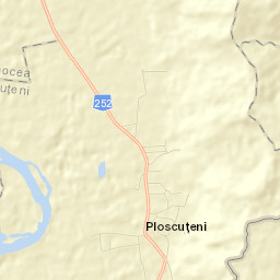 Ploscuțeni Street Map