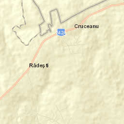 Comuna Rădeşti Street Map