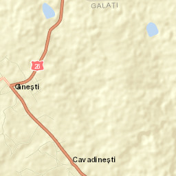 Comuna Cavadineşti Street Map