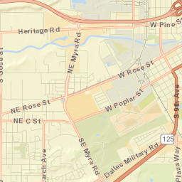College Place Street Map