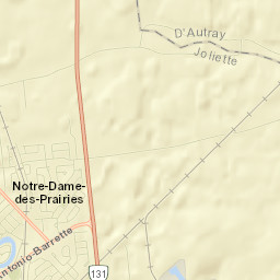 Notre-Dame-des-Prairies Street Map
