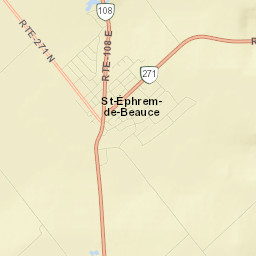 Saint-Éphrem-de-Beauce Street Map
