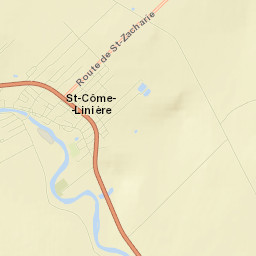 Saint-Côme-Linière Street Map