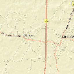 Ciré-d’Aunis Street Map