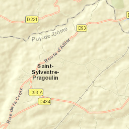 Pragoulin Street Map